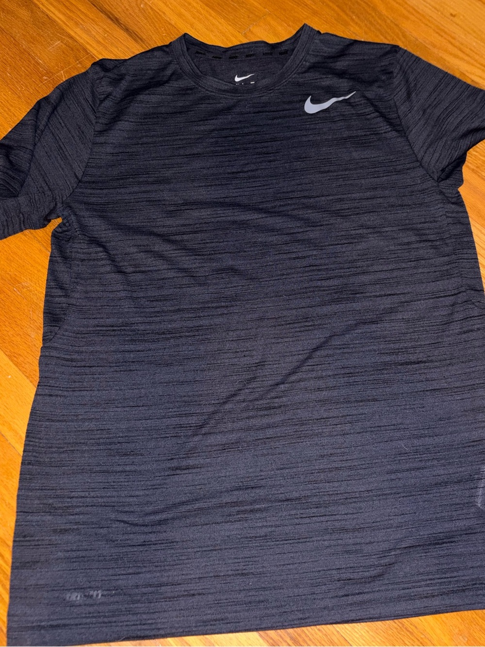 Nike Men’s Black Heathered Short Sleeve Athletic Tee